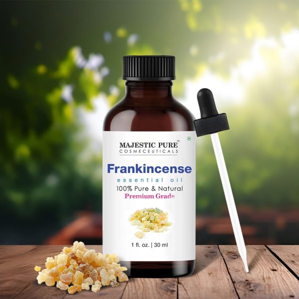 ⁦Majestic Pure Frankincense Essential Oil, Premium Grade, Pure and Natural, for Aromatherapy, Massage, Topical & Household Uses, 1 fl oz⁩ - الصورة ⁦2⁩
