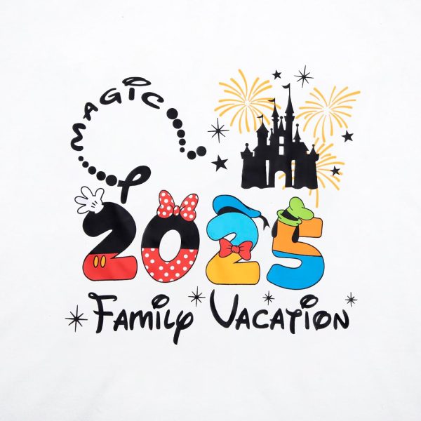 ⁦Family Vacation Shirts 2025 Family Matching Outfits Magical Tshirts for Family Cruise Trip Clothes Summer Travel Tops⁩ - الصورة ⁦4⁩