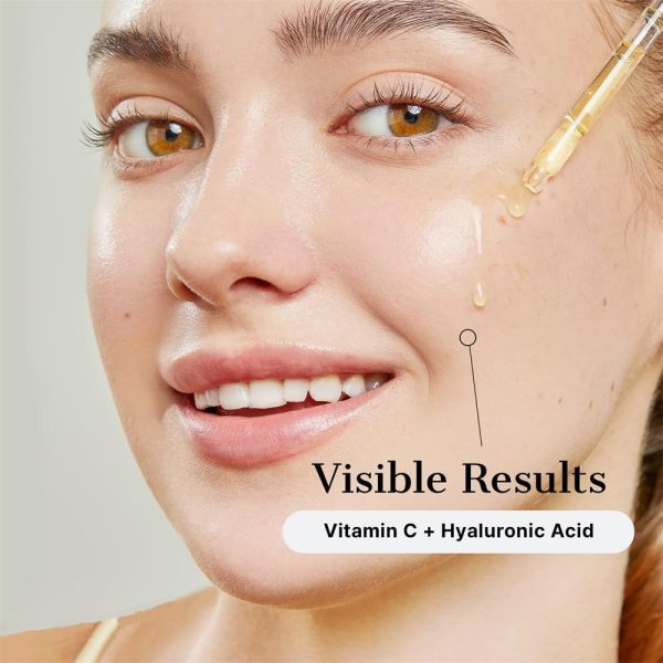 ⁦Azonee Pure Vitamin C 13% Serum with Vitamin E & Hyaluronic Acid, Brightening & Hydrating Facial Serum for Dull Skin & Fine Lines 20ml, Korean Skincare⁩ - الصورة ⁦4⁩