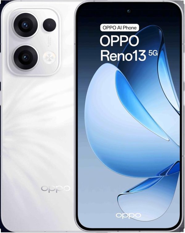 ⁦Oppo Reno13 Dual-SIM 256GB ROM + 12GB RAM (GSM Only | No CDMA) Factory Unlocked 5G Smartphone (White) - International Version⁩ - الصورة ⁦11⁩