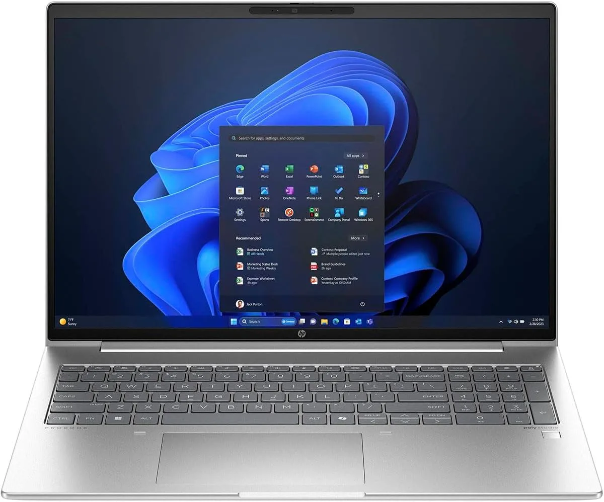 HP ProBook 460 G11 16'' Business Laptop Notebook - WUXGA - Intel Core Ultra 7 155U - vPro Technology - 32 GB - 1 TB SSD - English Keyboard - Pike Silver Aluminum