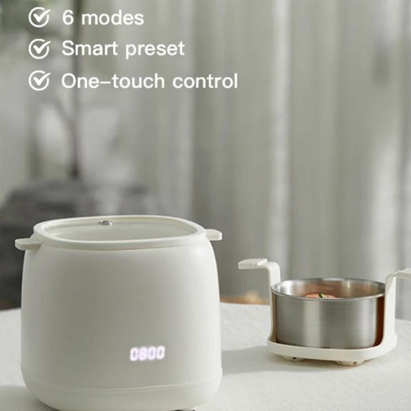 ⁦WEedsy Fully Automatic Smart Egg Cooker - Electric Boiler Machine for Steamed, Hard Boiled, Soft Boiled Eggs and Onsen Tamago - Home, Kitchen, Dorm Use⁩ - الصورة ⁦4⁩