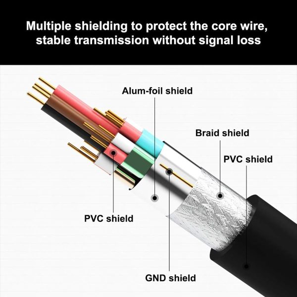 ⁦ALMEKAQUZ 7.9 Inch HDMI Extender, 4K Extension Cable Male to Female Adapter, Ultra High Speed Compatible With Xbox PS5 PS4 TV HDTV Laptop PC⁩ - الصورة ⁦4⁩
