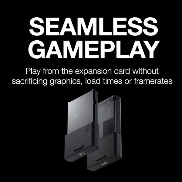 ⁦Seagate Storage Expansion Card for Xbox Series X|S, 1TB, SSD, Plug and Play NVMe Expansion SSD Xbox Series X|S, Officially Licensed, 2 yr Rescue Services(STJR1000400)⁩ - الصورة ⁦3⁩