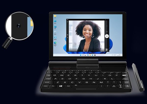 ⁦GPD لابتوب بوكيت 3 ميني بشاشة لمس 8 انش وهيكل الومنيوم يو ام بي سي وويندوز 11 هوم او اس كور i3-1125G4 16GB/512GB (اسود كهرماني)⁩ - الصورة ⁦4⁩