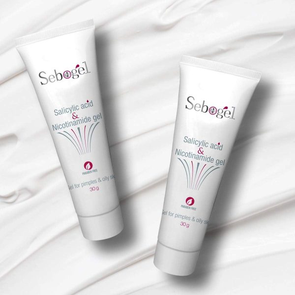 ⁦Sebogel Salicylic Acid & Nicotinamide Gel for Pimples and Oily Skin, 30gm - Pack of 2⁩ - الصورة ⁦4⁩