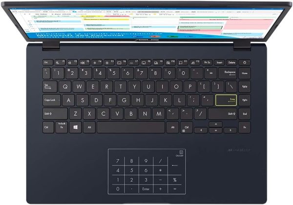 ⁦اسس لابتوب فيفو بوك 14 E410MA بشاشة FHD مقاس انش مع مايكروسوفت اوفيس 365 انتل سيليرون N4020 ذاكرة RAM 4GB بطاقة اي ام سي 128GB ويندوز 11 هوم يتضمن برنامج مثبت⁩ - الصورة ⁦3⁩