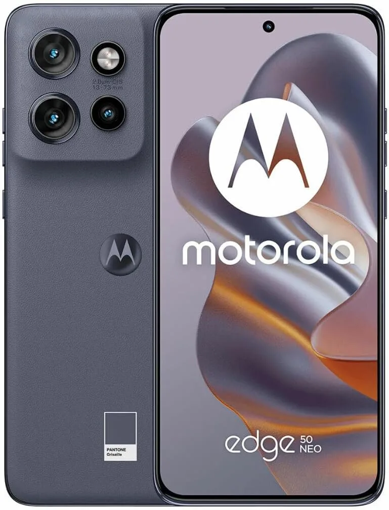 Motorola Edge 50 Neo Dual-SIM 256GB ROM + 8GB RAM (GSM Only | No CDMA) Factory Unlocked 5G Smartphone (Pantone Grisaille) - International Version