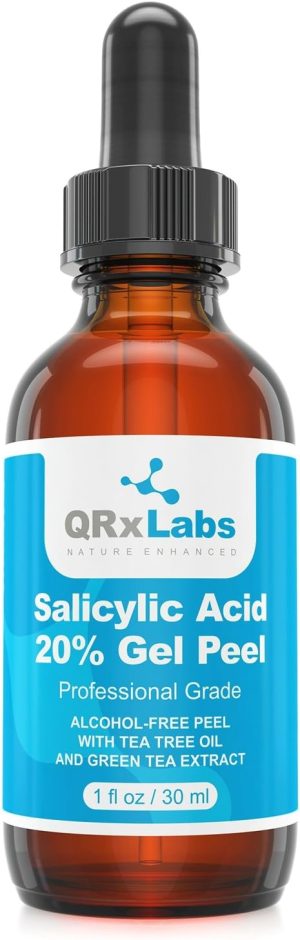 QRxLabs Alcohol-free Salicylic Acid Gel Peel with Tee Tree Oil & Extract (1fl. oz)