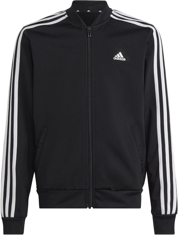 ⁦adidas Girls G 3S TS BLACK/WHITE IC0112 NOT SPORTS SPECIFIC SUITS for Girls Track Suit⁩ - الصورة ⁦2⁩
