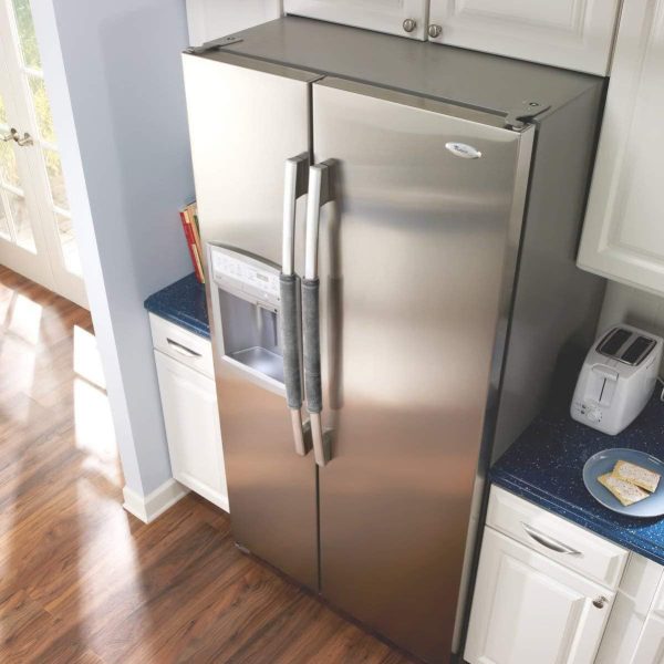 ⁦YQbest Handle Covers Refrigerator Door Handle Covers, Cloth Protector for Electrical Kitchen Appliances, Fridge, Microwave, Dishwasher, Freezer, Oven Door (Light Grey)⁩ - الصورة ⁦7⁩