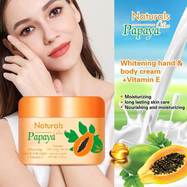 ⁦Naturals Whitening Daily Cream for Freckles and Face Removal, Whitening, Moisturizing, Fine Lines, Papaya, Whitening, Night⁩ - الصورة ⁦2⁩