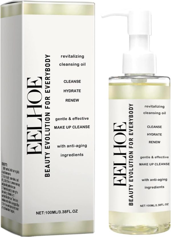 NALACAL Ginseng Cleansing Oil for Face, Hydrating Makeup Remover, Pore Control Oil Cleanser, Blackheads Removal and Makeup Remover, Turmeric Facial Cleanser Oil for Daily Makeup for All Skin Types