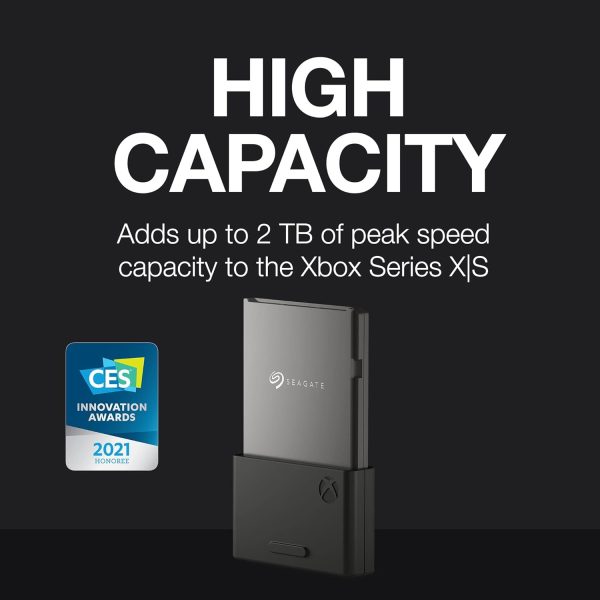 ⁦Seagate Storage Expansion Card for Xbox Series X|S, 1TB, SSD, Plug and Play NVMe Expansion SSD Xbox Series X|S, Officially Licensed, 2 yr Rescue Services(STJR1000400)⁩ - الصورة ⁦6⁩