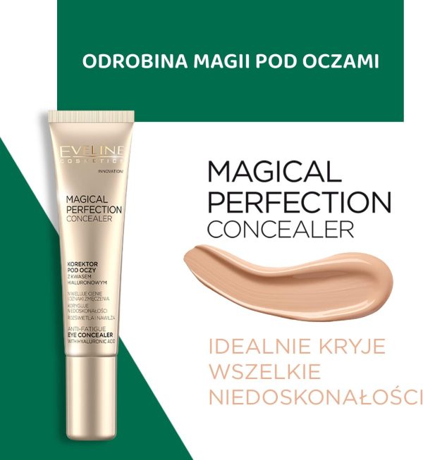 ⁦Eveline Cosmetics Magical Perfection Eye Concealer 15ml No.01 Light⁩ - الصورة ⁦3⁩