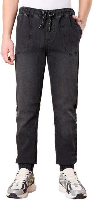 REDTAG Senior Boys Solid Jeans