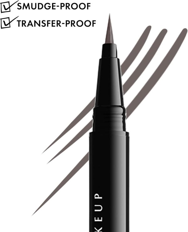 ⁦NYX Professional Makeup Lift & ! Brow Tint Pen, Grey-Black 09, 14 gm⁩ - الصورة ⁦3⁩
