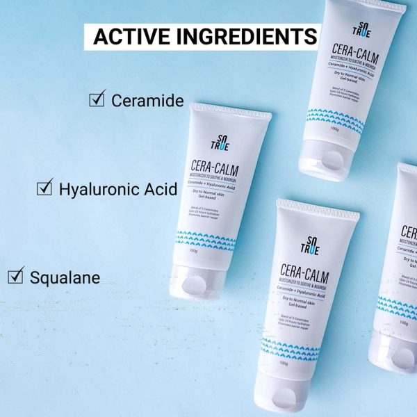 ⁦Sotrue Ceramide Face Moisturizer for Dry to Normal Skin with Hyaluronic Acid For Deep Hydration & Barrier Repair | for Women & Men, 100g⁩ - الصورة ⁦5⁩
