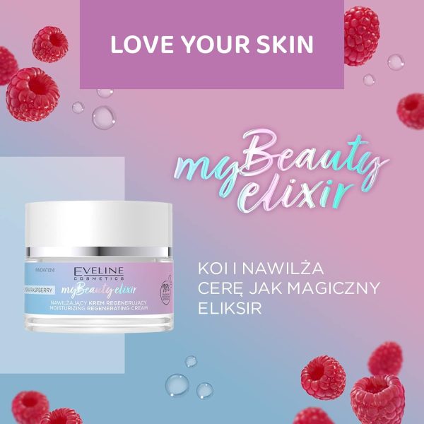 ⁦Eveline Cosmetics My Beauty Elixir Moisturizing Regenerating Cream 50ml⁩ - الصورة ⁦4⁩