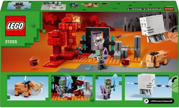 ⁦LEGO Minecraft The Nether Portal Ambush Adventure Set, Building Toys for Boys and Girls with Battle Scenes, Iconic Characters & Mobs Figures from the Game, Gifts for Kids 8 Plus Years Old 21255⁩ - الصورة ⁦9⁩