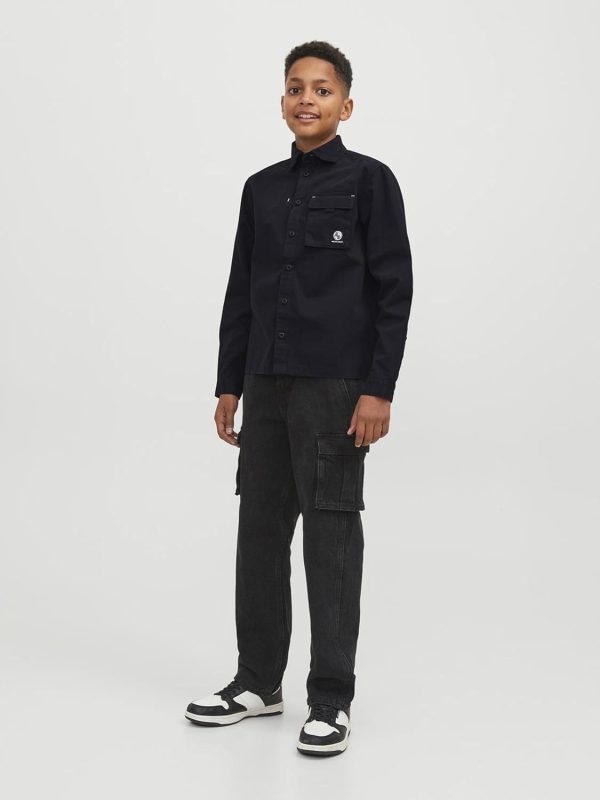 ⁦JACK & JONES Boy's DUST JUNIOR Shirt⁩ - الصورة ⁦5⁩