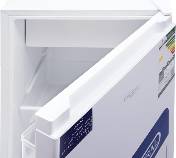 ⁦Super General 91 Liter 3.2 Cubic Feet Single Door Refrigerator With Manual Defrost, Model No KSGR133 with 2 Years Warranty, White.⁩ - الصورة ⁦4⁩