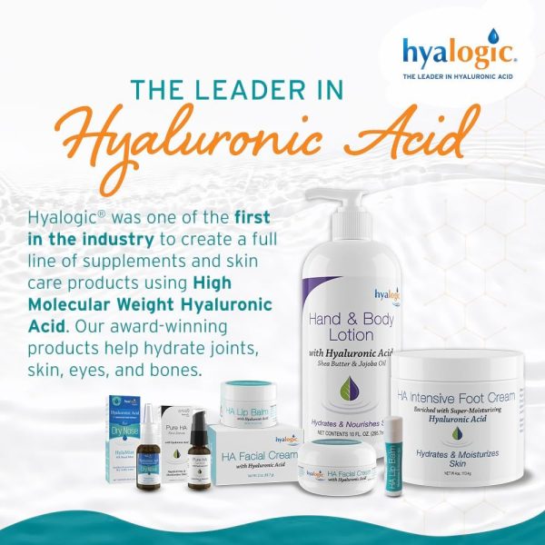 ⁦Hyalogic HA Lip Balm - Hyaluronic Acid & Organic, Natural Coconut Oil - Soothes Dry, Chapped Lips - Plumping, Moisturizing & Nourishing - Unflavored - Fragrance & Dye Free - 4.25g - 1 Stick⁩ - الصورة ⁦6⁩