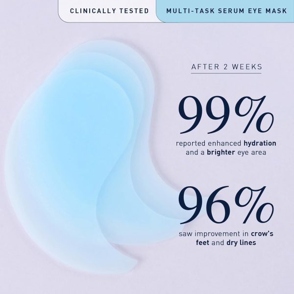 ⁦Enaskin Naturals Under Eye Patches for Dark Circles: 30 Pairs Retinol Collagen Eye Gels Mask - Reduce Wrinkles Puffy & Bags - Skin Treatment Pads - Anti Aging Moisturizer For Women Gift (Blue)⁩ - الصورة ⁦5⁩