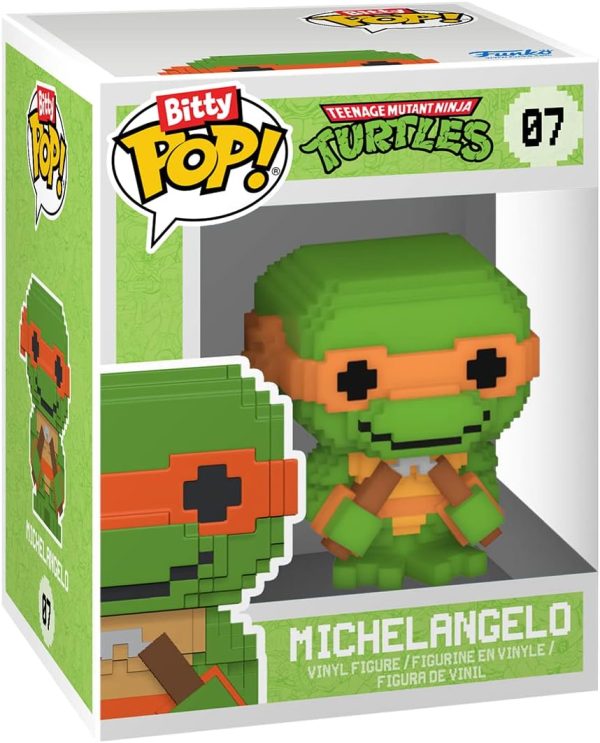 ⁦Funko Bitty POP! Teenage Mutant Ninja Turtles - 8-Bit Raphael, 8-Bit Donatello, 8-Bit Leonardo and a Surprise Mini Figure - 0.9 Inch (2.2 cm) - TMNT Collectible - Gift Idea - TV Fans⁩ - الصورة ⁦20⁩