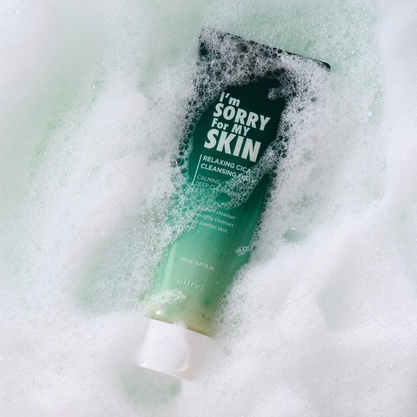 ⁦I'M SORRY FOR MY SKIN ultru Relaxing Cica Cleansing Foam, 150ml⁩ - الصورة ⁦8⁩