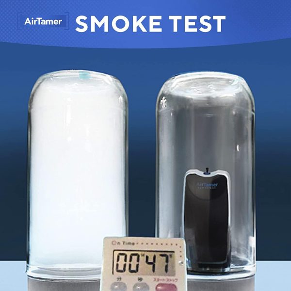 ⁦AirTamer A310 Rechargeable Personal Air Purifier, Proven Performance, Virus and Pollutant Tested*, Black with Metal Travel Case⁩ - الصورة ⁦8⁩