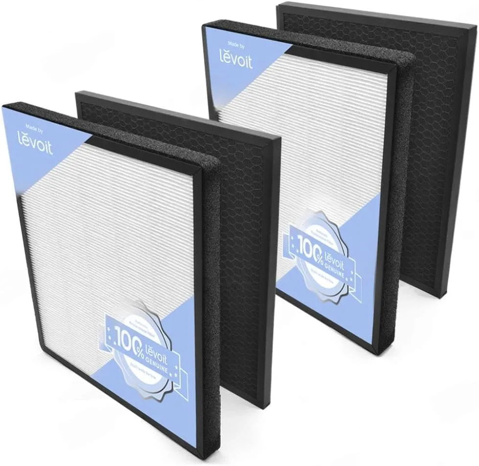 LEVOIT LV-PUR131 Air Purifier Replacement Filter, Hepa and Activated Carbon Filters Set, LV-PUR131-RF, 2 Pack