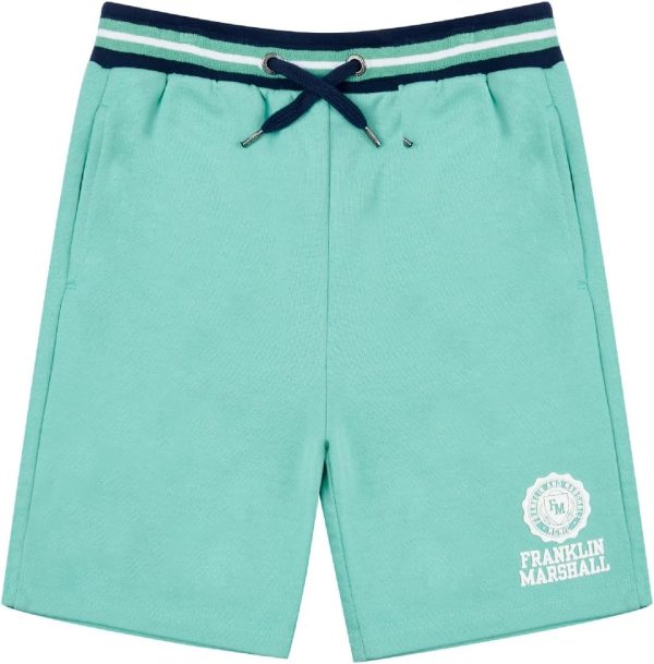 FRANKLIN MARSHALL Boys FMS0564C80 Franklin & Marshall Tipped Shorts