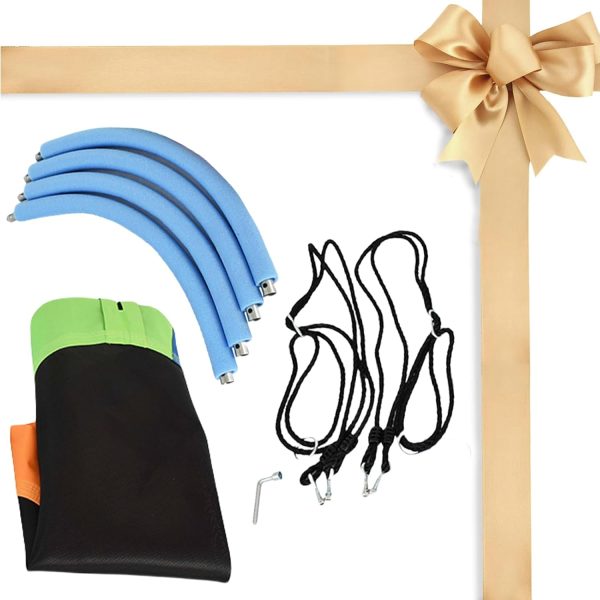 ⁦BOOM Saucer Tree Swing, 660lb Weight Capacity Kids Adults, 900D Oxford Waterproof Durable, Safe, and Easy to Install, مرجيحة اطفال, Great for Tree, Swing Set, Backyard, Playground, Playroom⁩ - الصورة ⁦6⁩