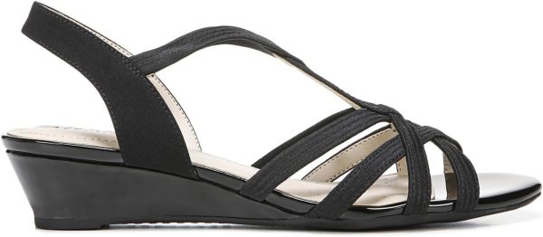 ⁦LifeStride Women's, Yaya Wedge Sandals⁩ - الصورة ⁦2⁩