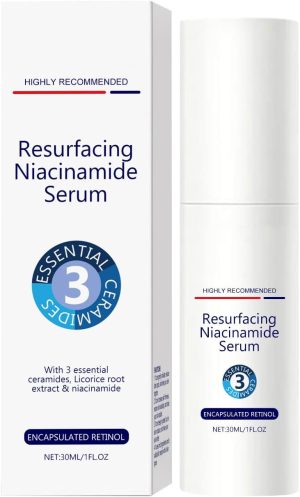 Face Serum, Pore Minimizer & Brightening Essence, Moisturizer with Hyaluronic Acid for Smooth & Radiant Skin