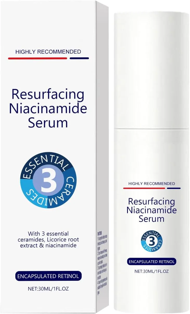 Face Serum, Pore Minimizer & Brightening Essence, Moisturizer with Hyaluronic Acid for Smooth & Radiant Skin