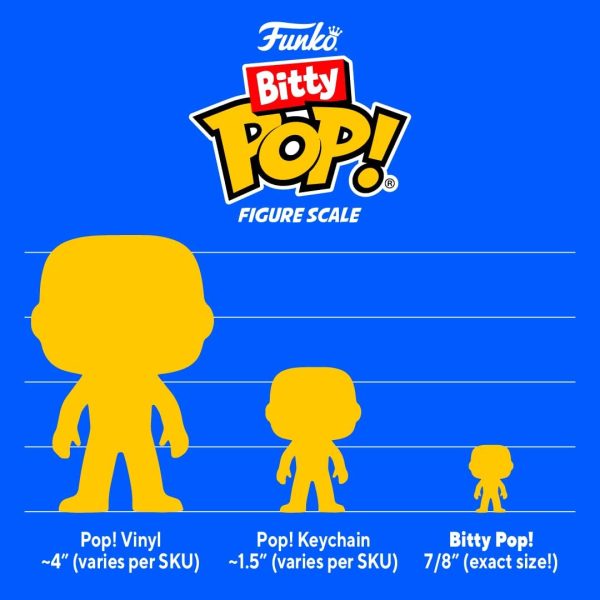 ⁦Funko Bitty POP! Teenage Mutant Ninja Turtles - 8-Bit Raphael, 8-Bit Donatello, 8-Bit Leonardo and a Surprise Mini Figure - 0.9 Inch (2.2 cm) - TMNT Collectible - Gift Idea - TV Fans⁩ - الصورة ⁦4⁩