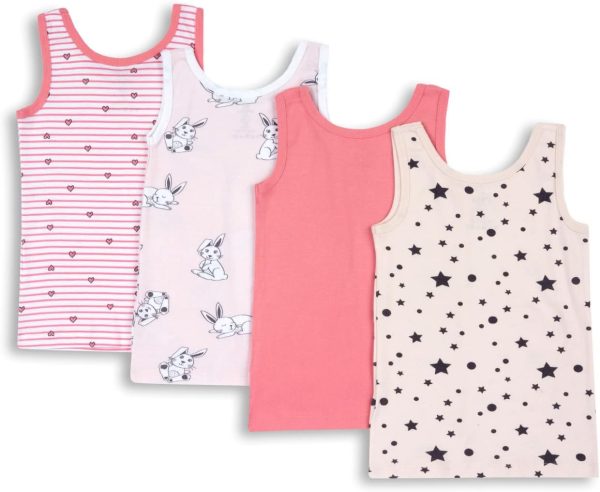 ⁦Chicco Girls Unterhemd Set aus Baumwolle Underwear (pack of 4)⁩ - الصورة ⁦2⁩