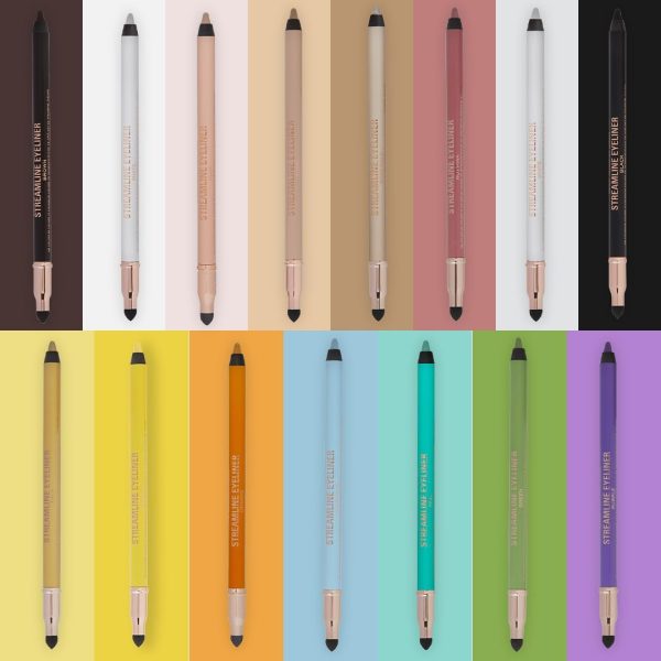 ⁦XX Revolution Makeup Revolution- Streamline Waterline- Eyeliner Pencil-Nude|Ultra Creamy And Pigmented Texture|Smooth And Buttery Application|Smudge Proof|Built In Smudger For Smokey Looks|1.3Gm⁩ - الصورة ⁦4⁩