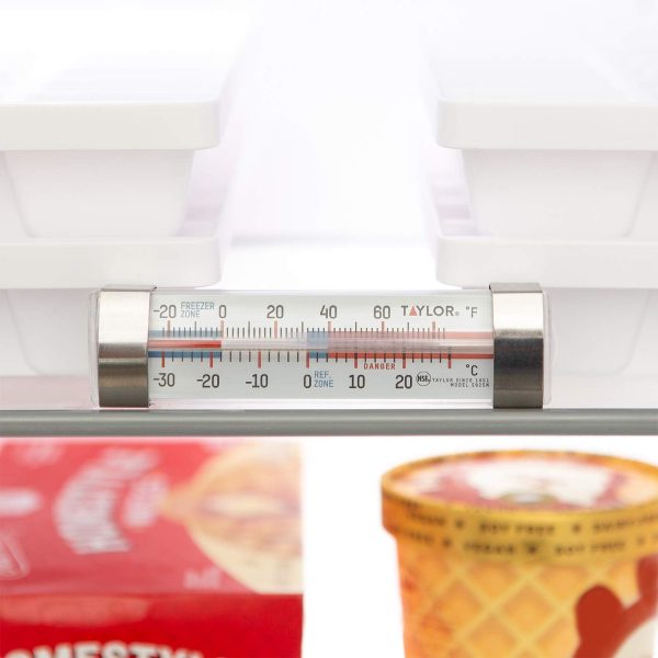 ⁦Taylor Precision Products Large Dial Kitchen Refrigerator/Freezer Kitchen Thermometer with Suction Cups⁩ - الصورة ⁦3⁩