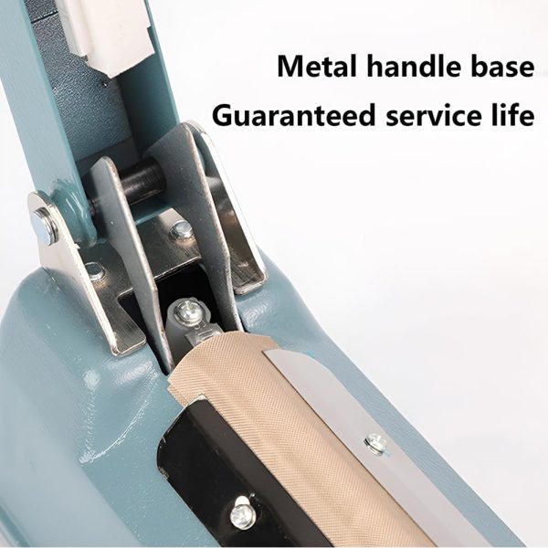 ⁦Impulse Heat Sealer, Portable Hand Held Heat Crimper Sealer, Plastic Film Bag Manual Sealing Machine, Plastic Bag Sealer, for Foil Bag Kraft Bag, Mylar Bag 400mm⁩ - الصورة ⁦6⁩