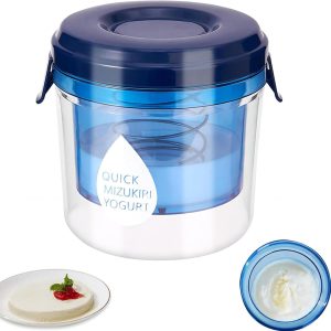 YelaJoy Yogurt Strainer with Lid, Yogurt Filter with Ultra Fine Mesh, for Makes small batches of Thick Creamy or Coconut Yogurt, for Thick Yogurt, Soup, Fruit Juice, Coffee
