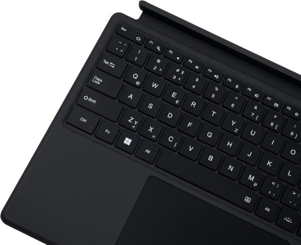 ⁦Ninkear T40 2 in 1 Laptop with QWERTZ, 7 RGB Backlight Tones, Removable Bluetooth Keyboard, Portable Keyboard, Black, Ultra Slim⁩ - الصورة ⁦3⁩