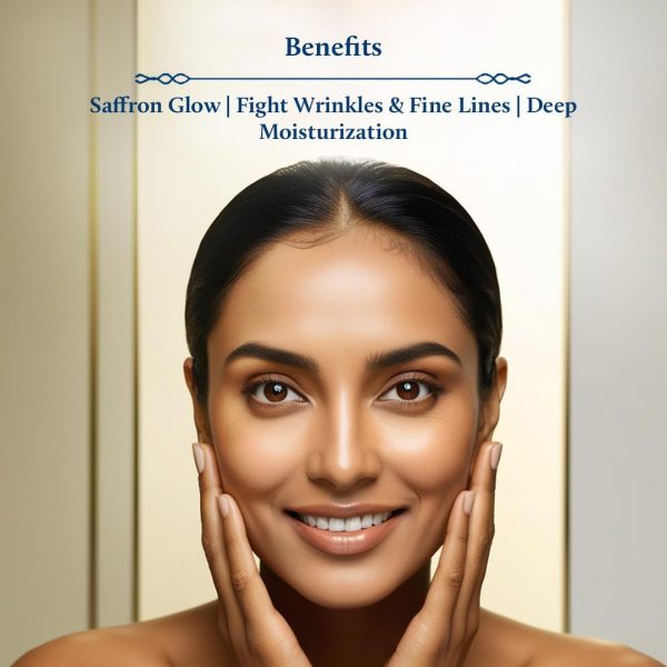 ⁦Blue Nectar Shata Dhauta Ghrita Face Cream for Women | 100 Times Washed Ghee Lightweight Women Face Cream for Skin Firming & Naturally Glowing Skin (19 Herbs, 50g)⁩ - الصورة ⁦3⁩