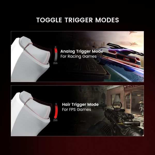 ⁦GameSir T7 Wired Controller for Xbox Series X|S, Xbox One & Windows 10/11, Plug and Play Gaming Gamepad with Hall Effect Joysticks/Hall Trigger, 3.5 mm Audio Jack - White⁩ - الصورة ⁦5⁩