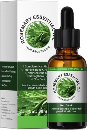 NALACAL Rosemary Oil for Hair Growth, Essential Oil for Skin and Hair Care, Promotes Natural Hair, Eyebrow, and Eyelash Growth, Best Hair Thickening Product for Men and Women (30ml)