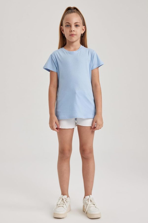 ⁦DeFacto Girl's B0672a8 T-Shirt⁩ - الصورة ⁦3⁩