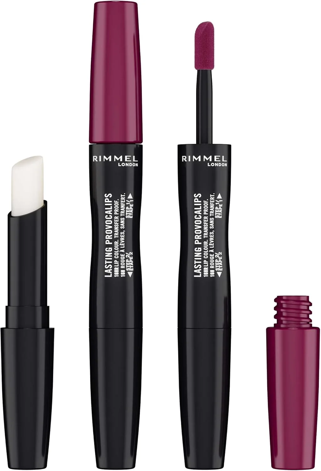 Rimmel London Lasting Provocalips - 440 - Maroon Swoon Liquid Lipstick, 2.2ml + 1.7g