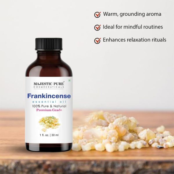 ⁦Majestic Pure Frankincense Essential Oil, Premium Grade, Pure and Natural, for Aromatherapy, Massage, Topical & Household Uses, 1 fl oz⁩ - الصورة ⁦4⁩
